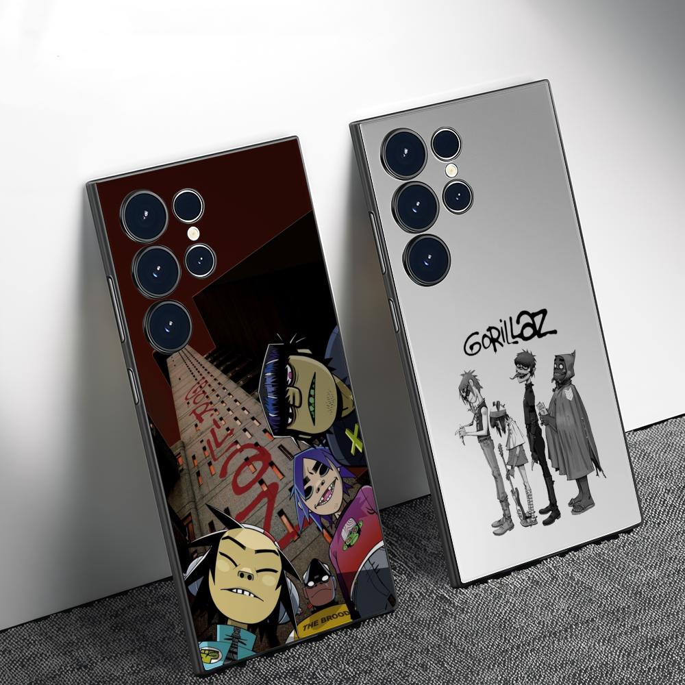 Samsung Galaxy S24 - حافظة هاتف G-Gorillaz ثنائية الأبعاد لهواتف
