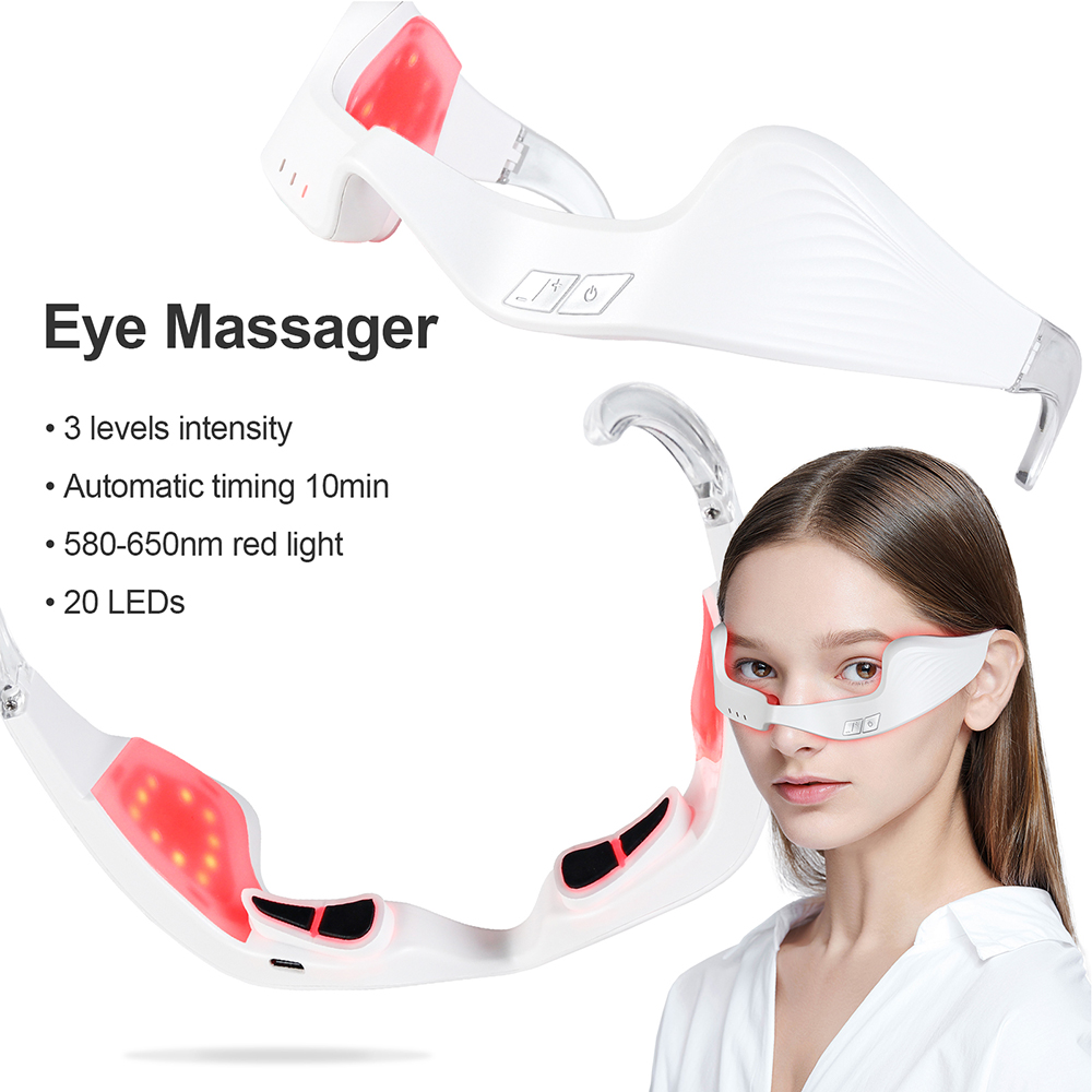 جهاز تدليك العين الكهربائي بال - مراجعة Light Therapy Glasses وسعره