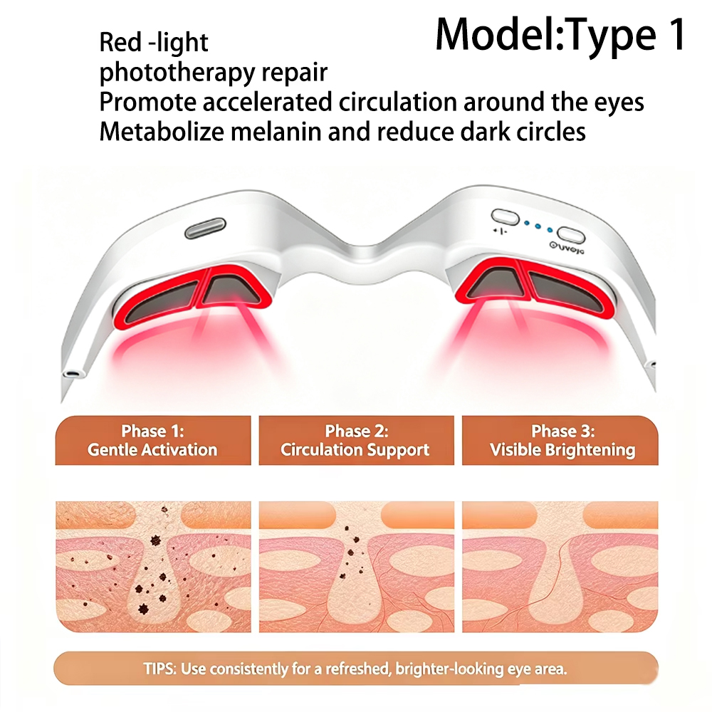 أجهزة تجميل العين بتقنية الضوء - مراجعة Light Therapy Glasses وسعره